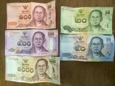 alle thailändischen Banknoten